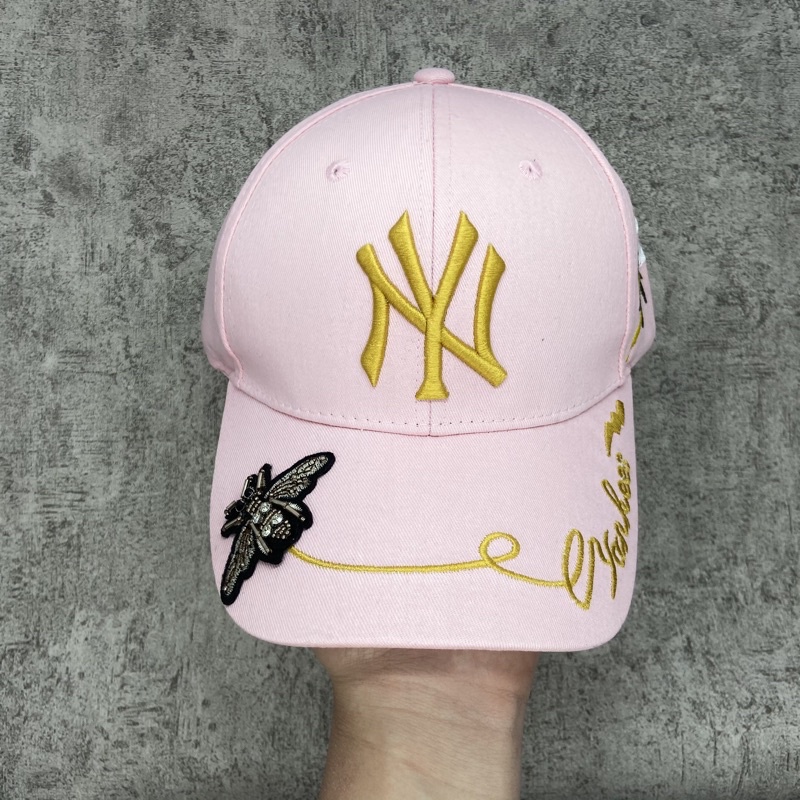 MLB NY YANKEES BEE BASEBALL CAP / TOPI MLB BEE NEW YORK YANKEE MIRROR 1:1 PERFECT COPY