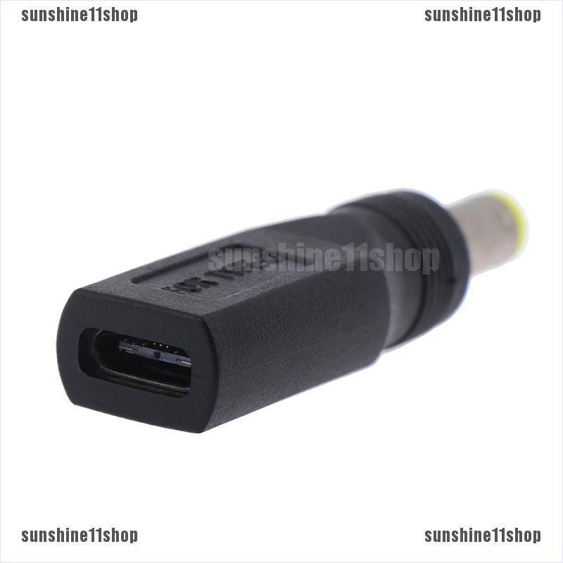 1pc USB 3.1 Tipe C Female to 5.5mm x 2.5mm Male DC Power