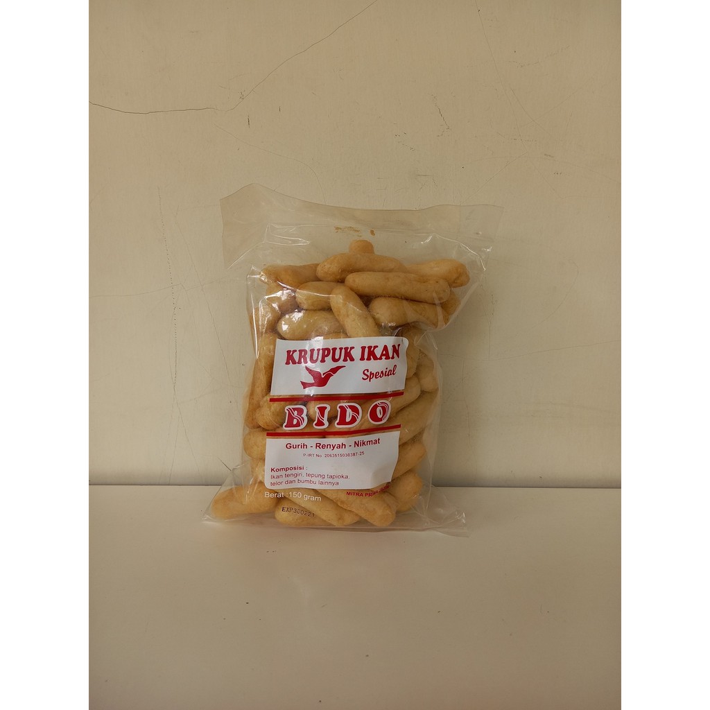 

Krupuk Ikan Spesial Bido 150 gram