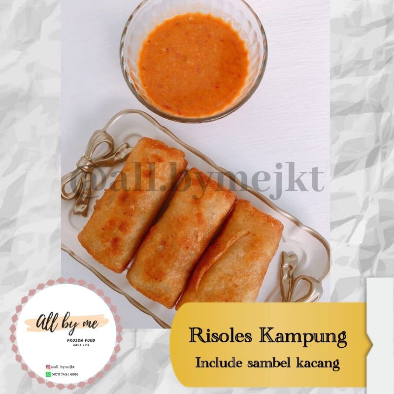 

Risol Kampung Sayur Bumbu Kacang