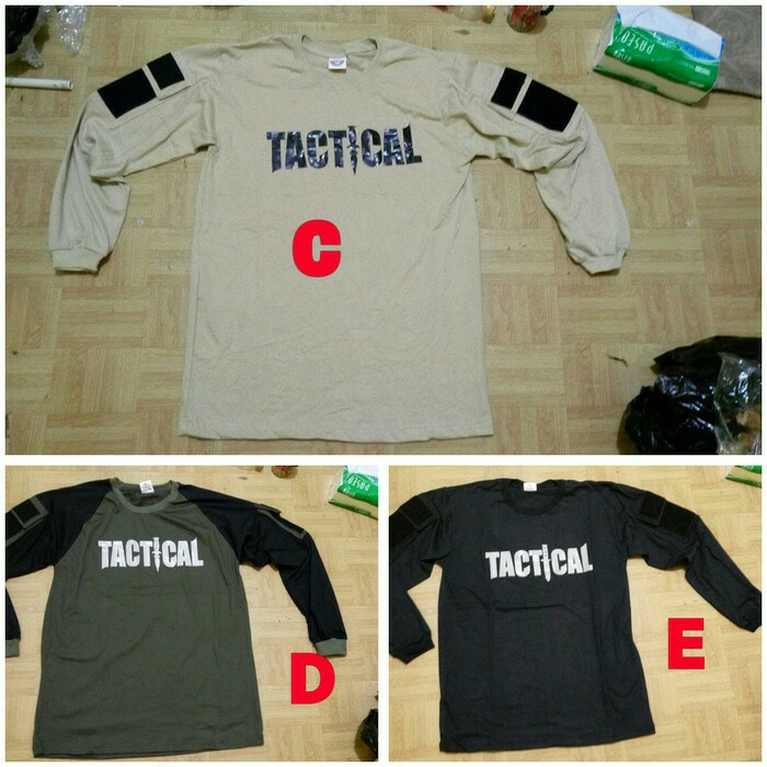 Kaos /  BAJU TACTICAL LENGAN PANJANG