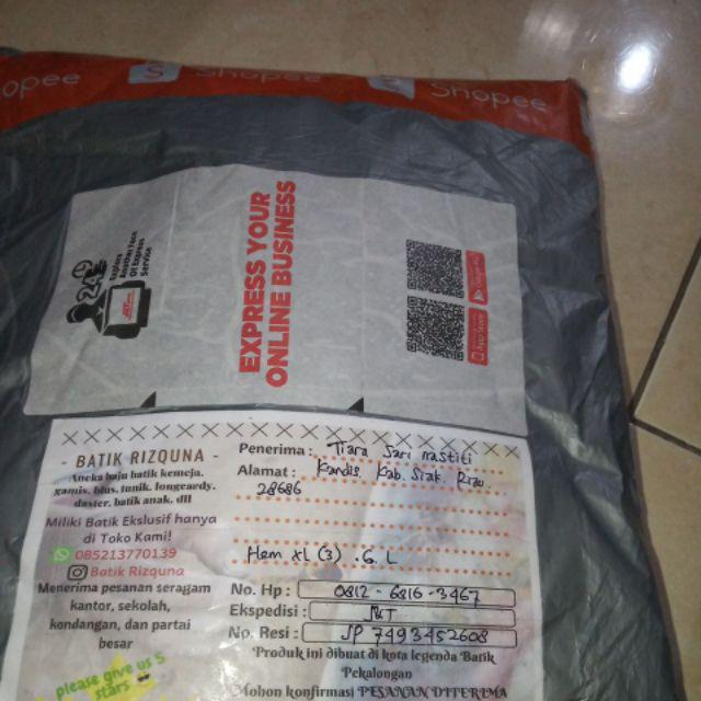 Batik Couple Keluarga Sarimbit Blouse Gamis Mega Mendung Super Jumbo