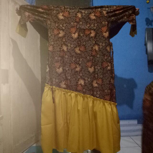 Gamis Batik Meisya Style Rampel Jumbo Ld120