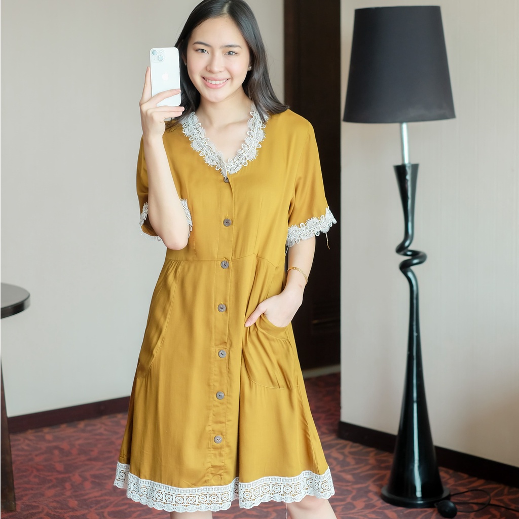 MAHALINI SLEEPWEAR | Sleepwear Dress Sexy Model Daster Kekinian Terbaru Bahan Rayon Adem Nyaman