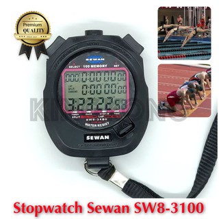 Stopwatch Sewan Original 100 Memory Digital Olahraga