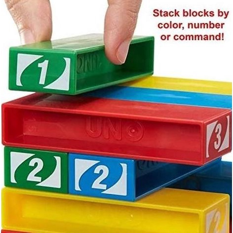 Uno Stacko Travel Size Mainan Games Original Original Best Seller