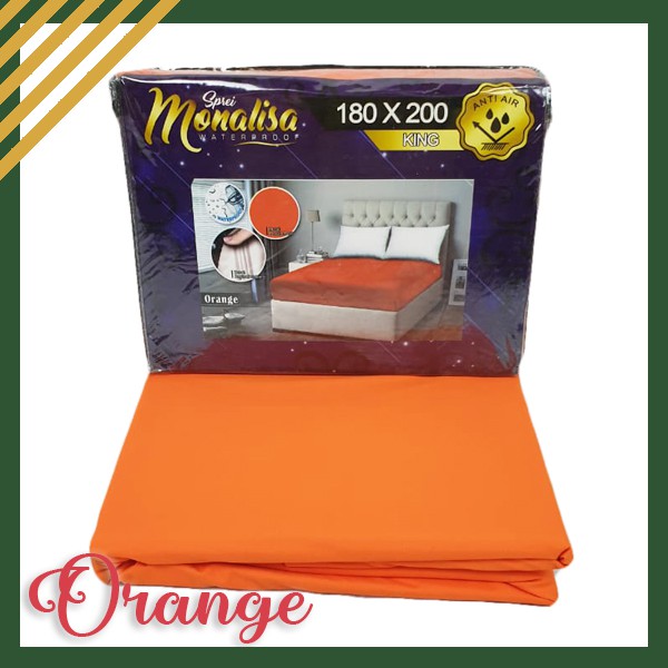 MONALISA Sprei WaterProof Anti Air PREMIUM Ukuran180x200 Anti Ompol - IJN PLAZA