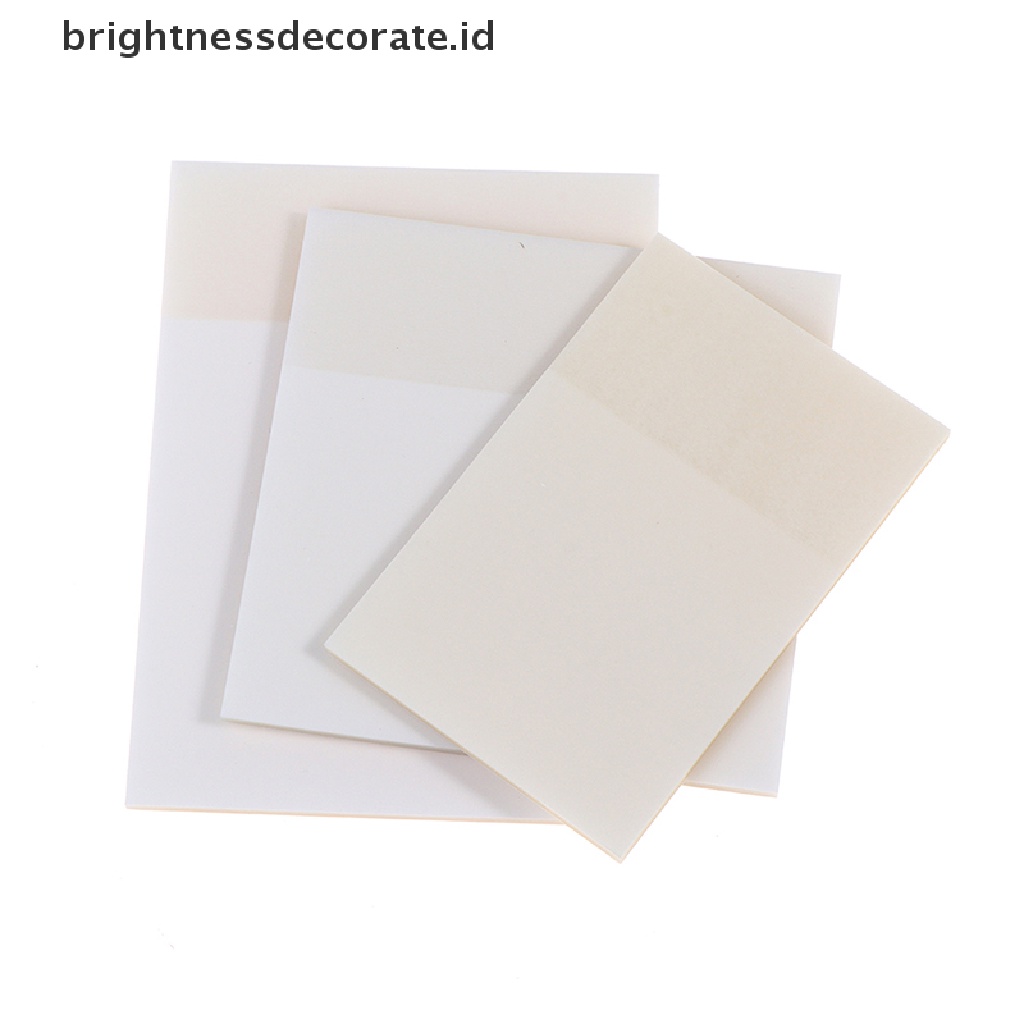 50 Lembar Sticky Notes Transparan Anti Air