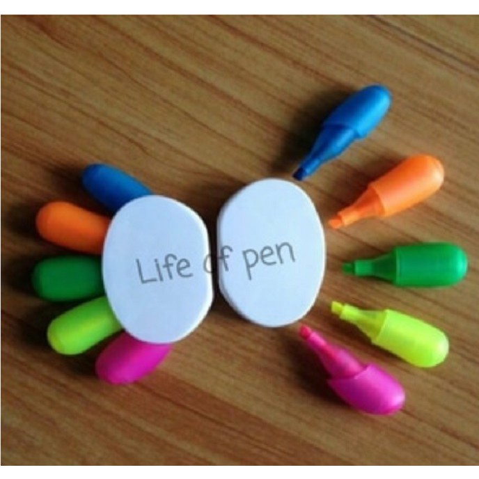 

MINIMUM ORDER 50 Highlighter / penanda Jari 5 warna