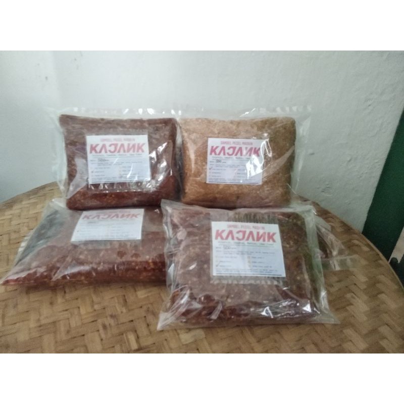 KAJANK SAMBEL BUMBU PECEL MADIUN 500 GRAM ( SANGRAI )