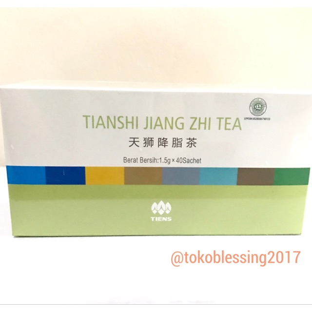 

TIENS Jiang Zhi Tea (1 kotak= 1.5g x 40 sachet)