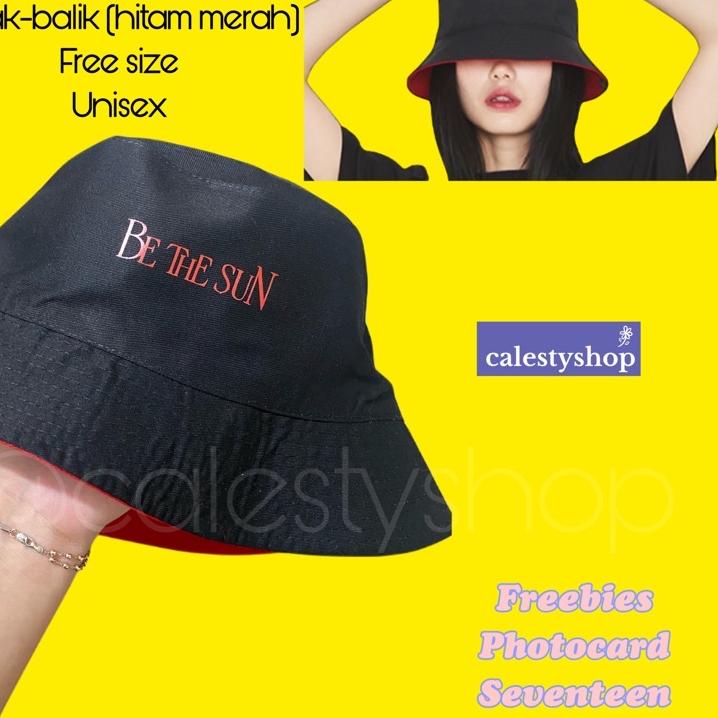 Stok Terbaru Bucket Hat Be The Sun Seventeen Carat konser BETHESUN FACETHESUN BUCKETHATSEVENTEEN SCO