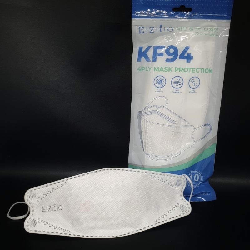 MASKER KF94 4PLY EZIO KOREA KUALITAS PREMIUM 3D KOREAN MASK