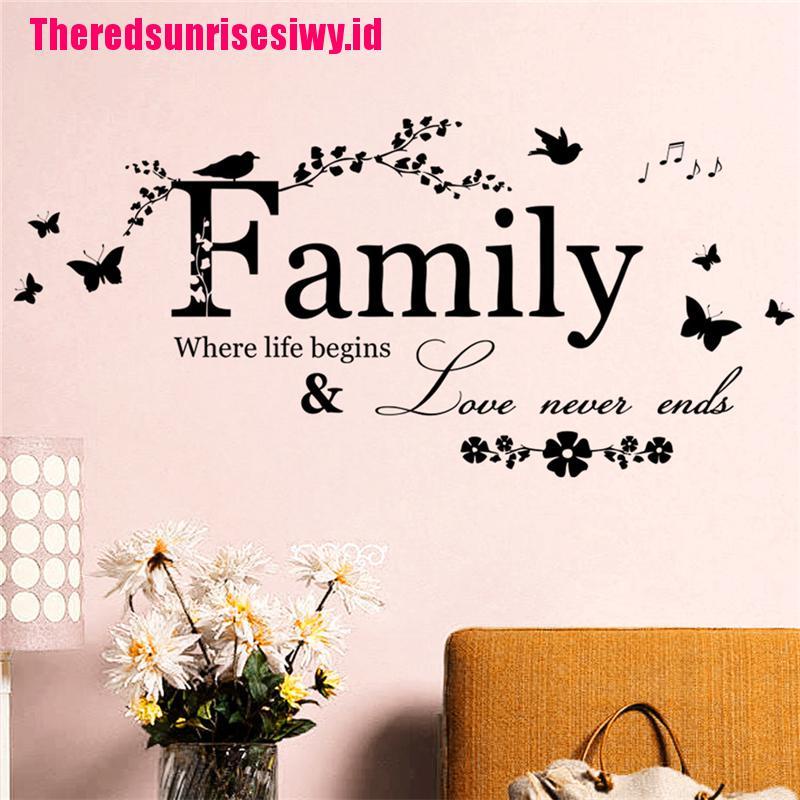 Stiker Dinding Vinyl Dapat Dilepas Dekorasi Rumah Art Decals Inspiratif