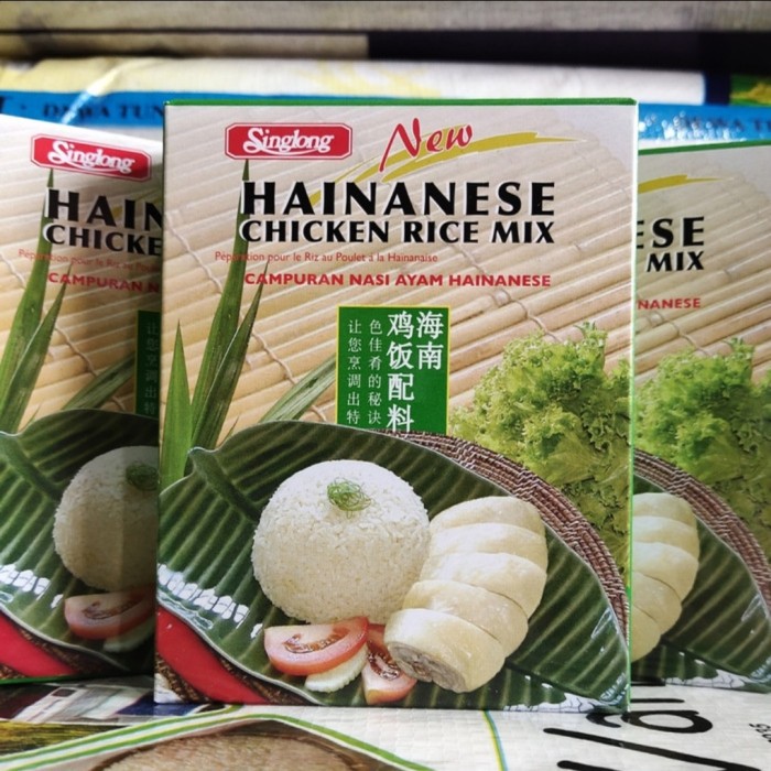 

SINGLONG HAINANESE CHICKEN RICE MIX 90gr Bumbu Nasi Ayam Hainam Hainan