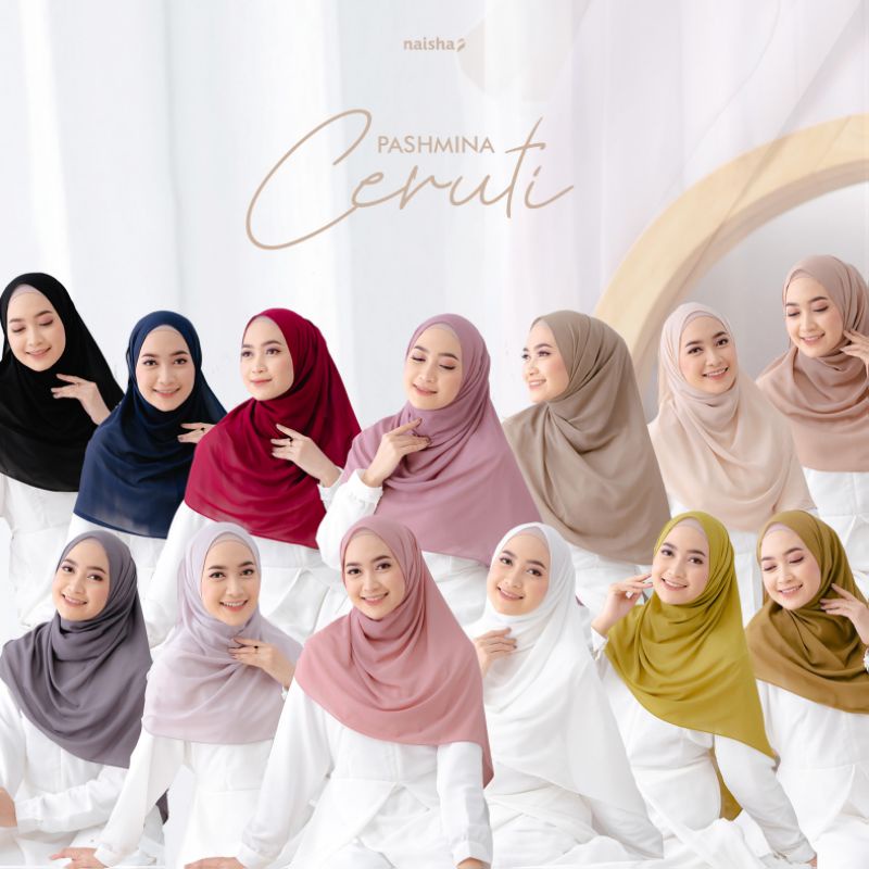 Pashmina Ceruti Naisha | pashmina premium | pashmina merk Naisha | pashmina terlaris| pashmina terbaru pashmina murah pashmina lembut pashmina cod pashmina ceruty pashmina cerutty pashmina Ceruti babydoll pashmina syar'i pashmina adem