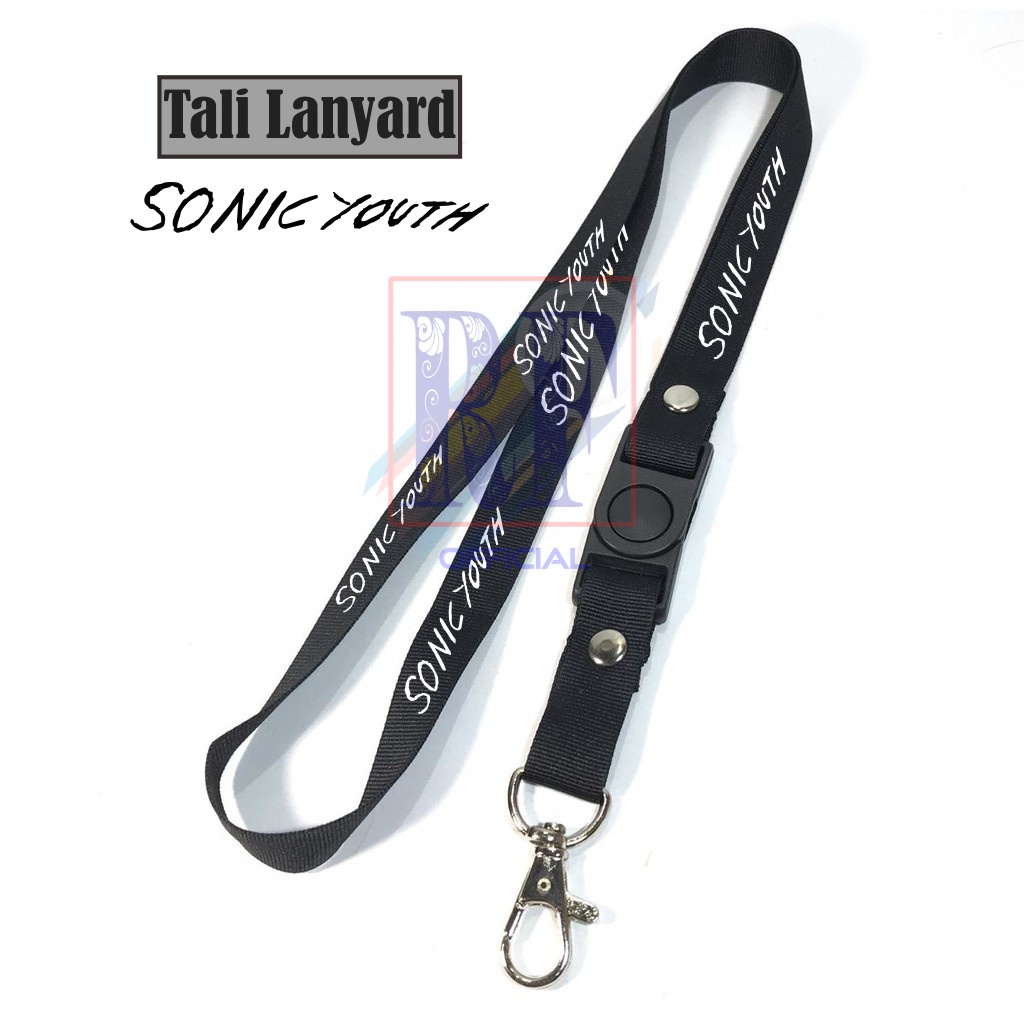

Gantungan kunci SONIC YOUTH / BAND ROCK tali lanyard band gantungan leher id card name tag