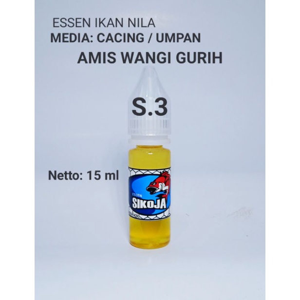 Essen Jitu Ikan Nila Sikoja Amis Gurih Media Cacing , Umpan