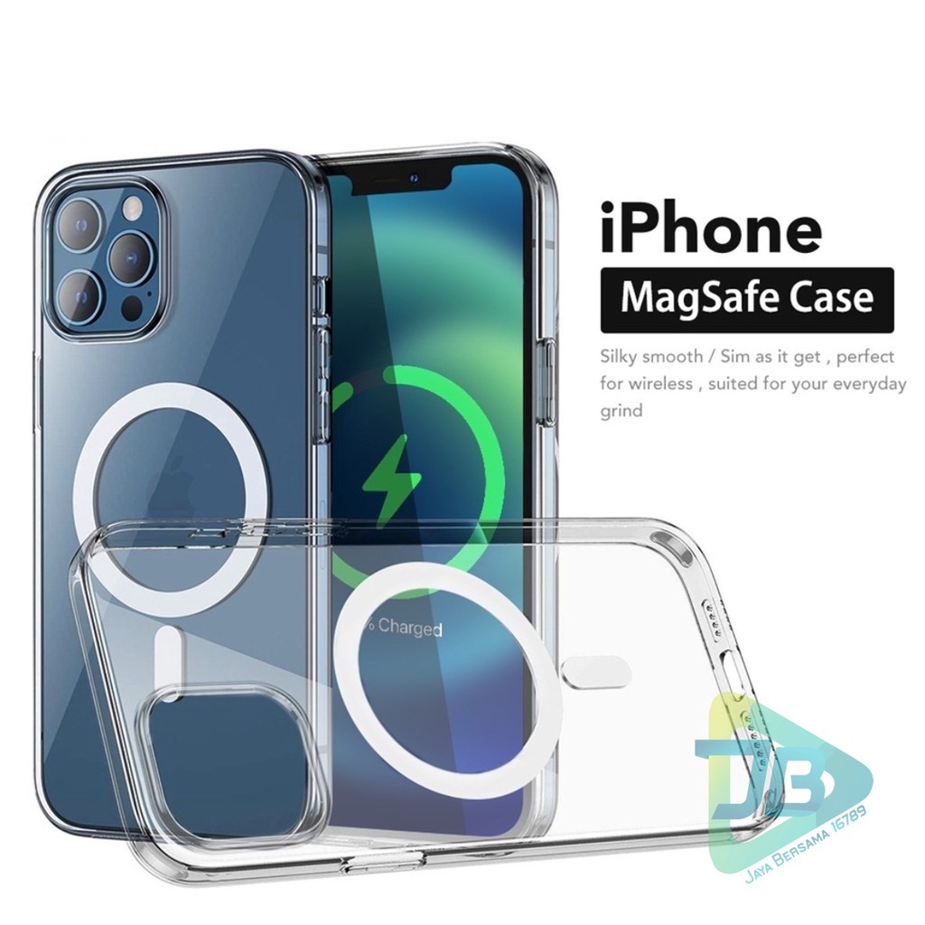 MAGSAFE CASE MAG SAFE IP MAGNET CLEAR HYBRID BUMPER CASING For Iphone X XS XR 11 12 13 PRO MAX 14 PRO MAX PLUS JB5957