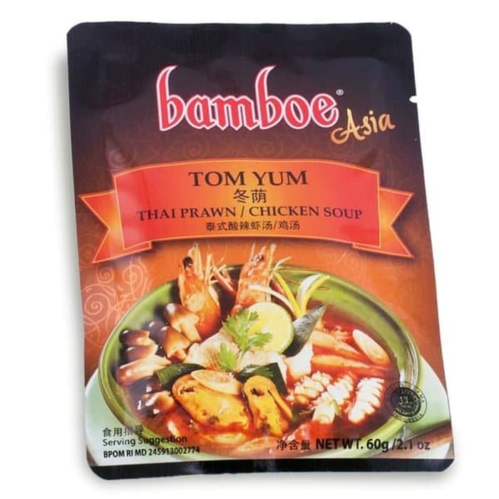 BAMBOE BUMBU MASAK - BAMBOE INSTAN - BAMBOE TOM YUM - BUMBU TOM YUM - BAMBOE NASI HAINAM - bumbu indofood