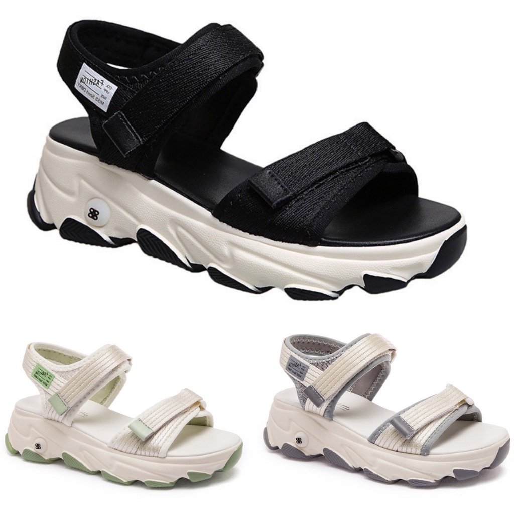 AVANCEID 1877 Sepatu Sandal Sneakers Sandal Gunung Wanita Kasual Import