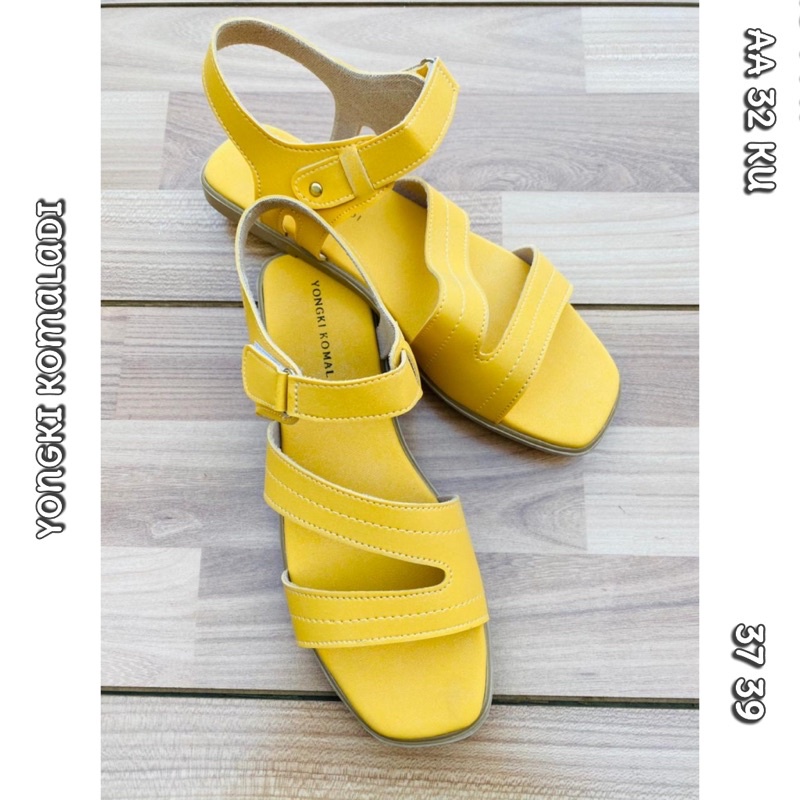 sandal kuning yongki 34