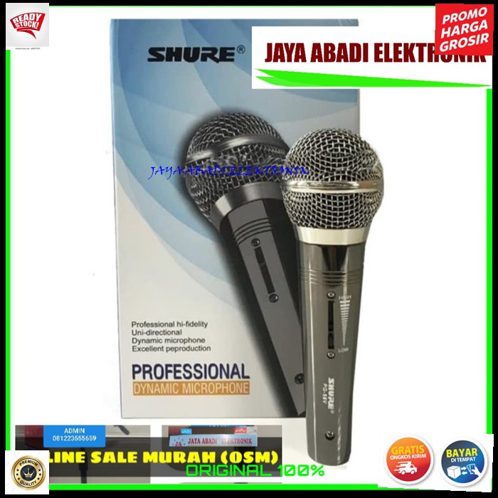 G557 SHURE MIC KABEL MIK CABLE VOLUME MIKROPHONE MICROPHONE VOKAL VOCAL KARAOKE BESI METAL CONTROL AUDIO MUSIK MUSIC SOUND DJ PANGGUNG STUDIO PIDATO CERAMAH ACARA MEETING KAMERA SUPER CARDIOID DYNAMIC PROFESIONAL PRO MICROPHONES LEGENDARY PERFORMANCE PREI