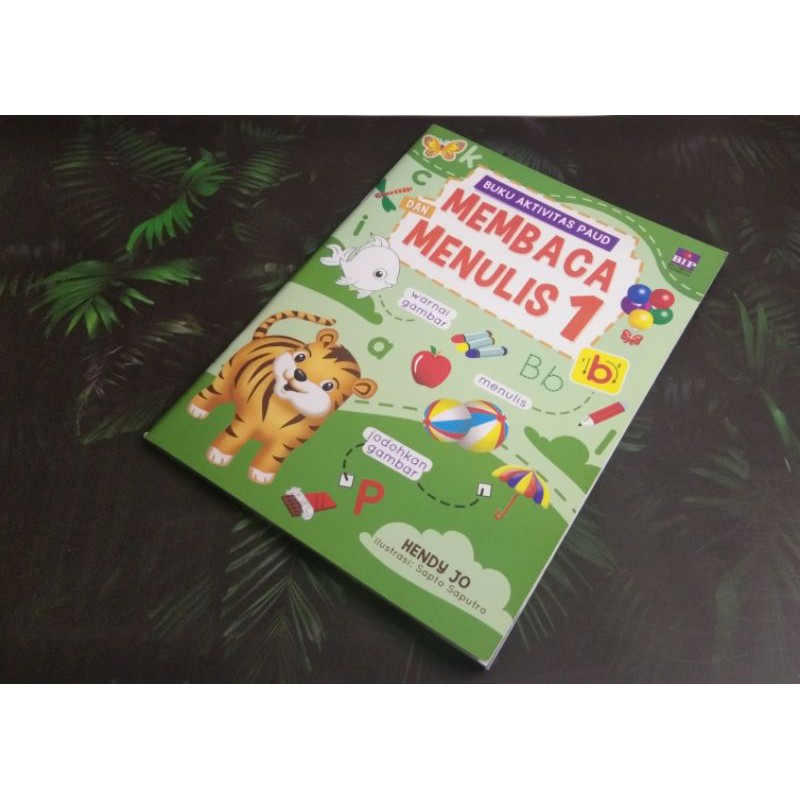 Buku aktivitas anak PAUD preloved second bekas MEMBACA DAN MENULIS 1
