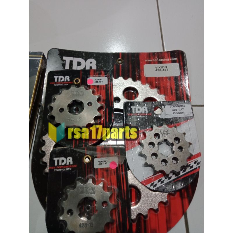 GIR GEAR SET VIXION OLD NEW / XABRE / R15 V1 V2 TDR ORIGINAL