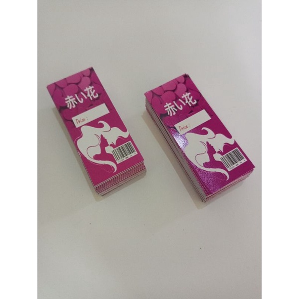 

henteg baju hand tag label hijab bonus tali dan lubang