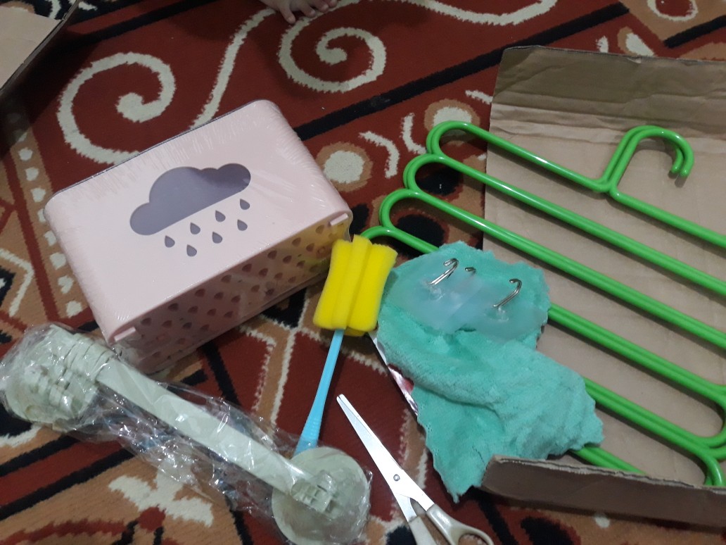 【gogomart】rak Tempat Alat Dapur Sendok Garpu Kitchen Kamar Mandi 2in1 - Gt007