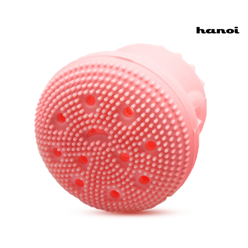 HQTM_Mini Octopus Silicone Face Cleansing Washing Brush Facial Cleaner Exfoliator