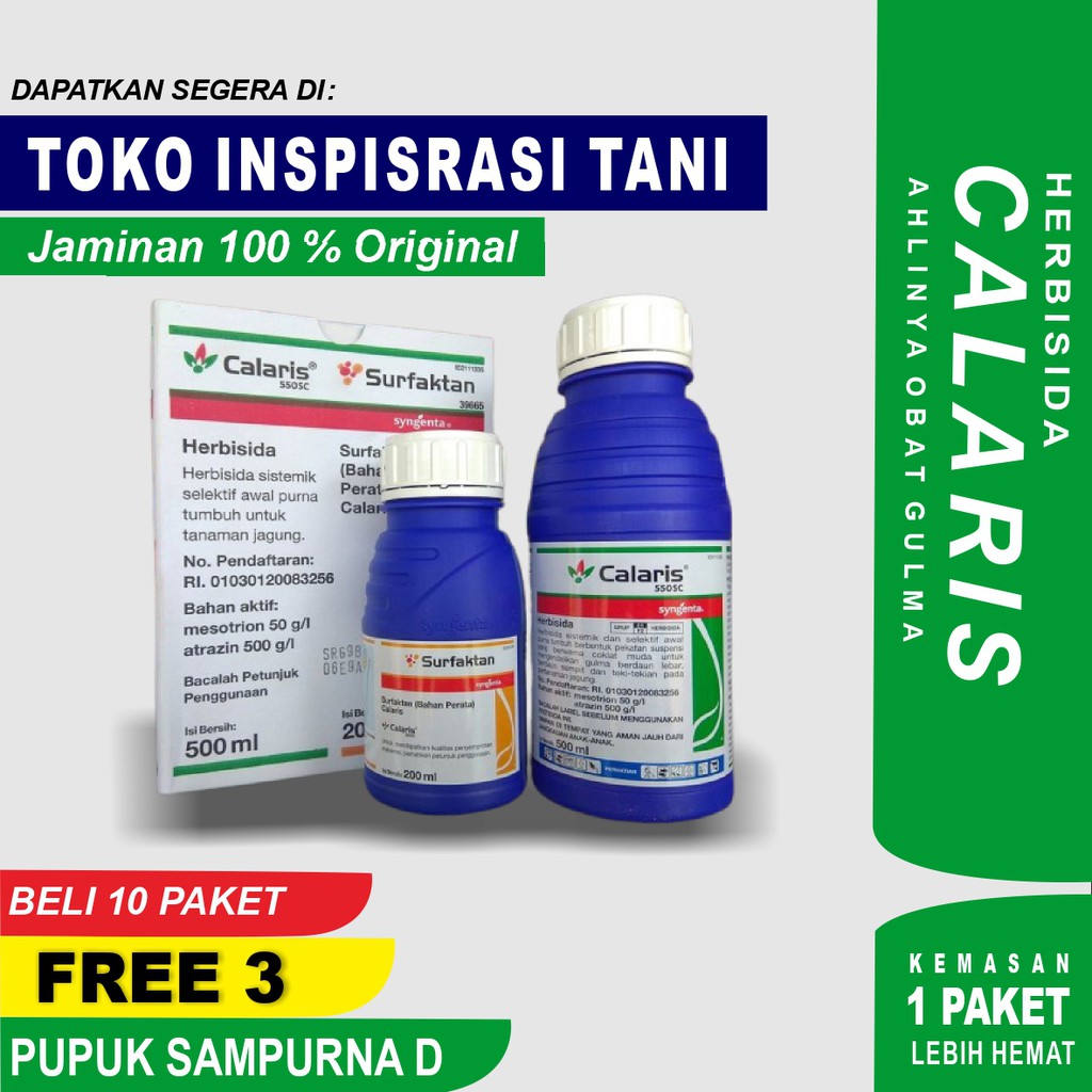 Herbisida Calaris 550SC Kemasan 500 ml/Calaris Herbisida 550SC Kemasan 500 ml/Obat Pertanian Calaris