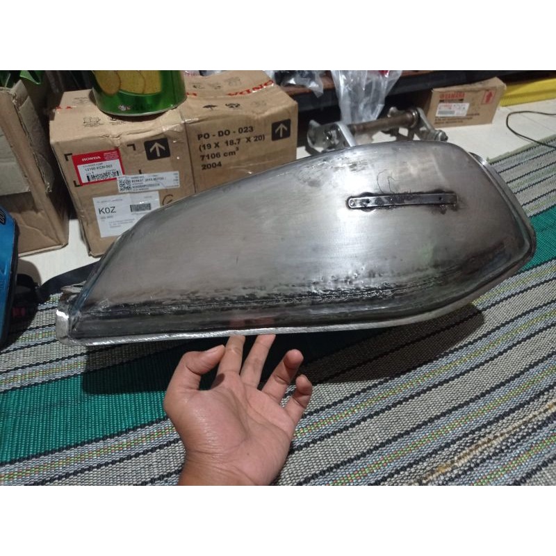 Tengki drum GL pro modif nat lurus