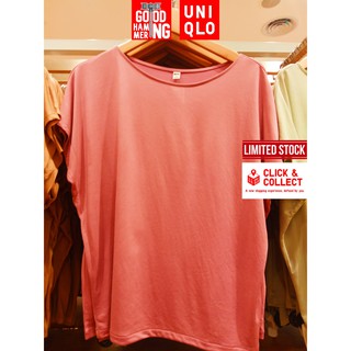 SALE UNIQLO WOMEN UNIQLO WANITA T SHIRT DRAPE CREW NECK SALE UNIQLO WOMEN UNIQLO WANITA T SHIRT DRAPE CREW NECK