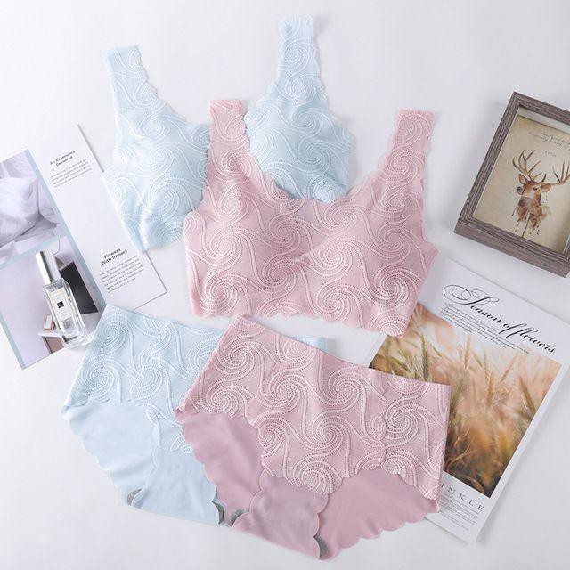 Pakaian Dalam Wanita Set bra underwear CD pasangan celana dalam BH bra wanita sexy jumbo