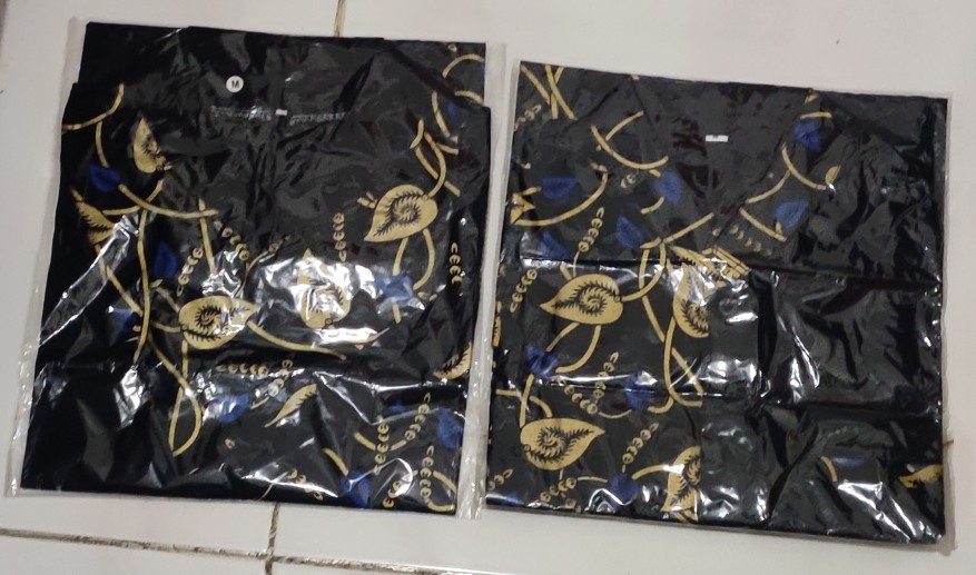 Couple Batik Kombinasi Sarimbit Batik Pekalongan Silv Brj02 Series