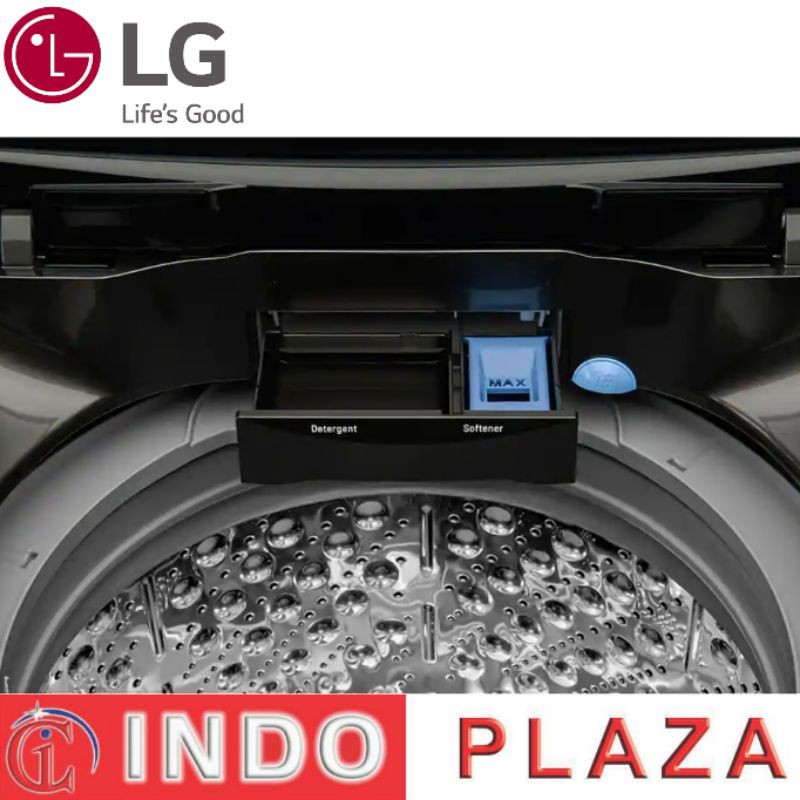 MESIN CUCI LG 1 Tabung 19 KG TH2519DSAK INVERTER/WIFI/TURBO WASH 3D