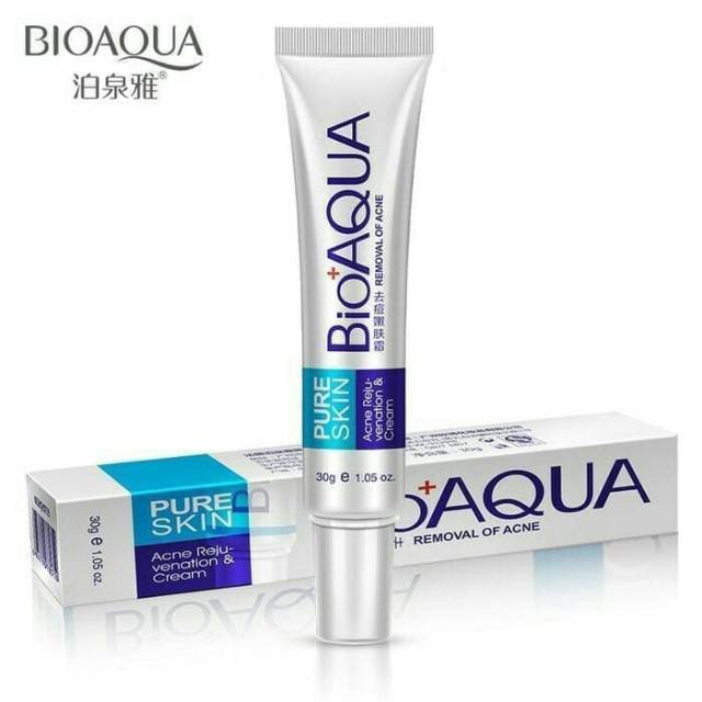 BIOAQUA REMOVAL OF ACNE PURE SKIN ( ACNE REJU-VENATION & CREAM )