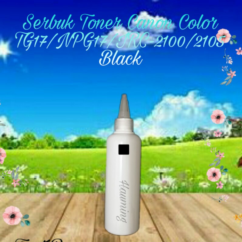 Serbuk Toner Canon NPG17 NPG 17 TG17 TG 17 IR C2100 C2105 IRC 2100 2105 IR2100 IR2105 Black 1x Isi