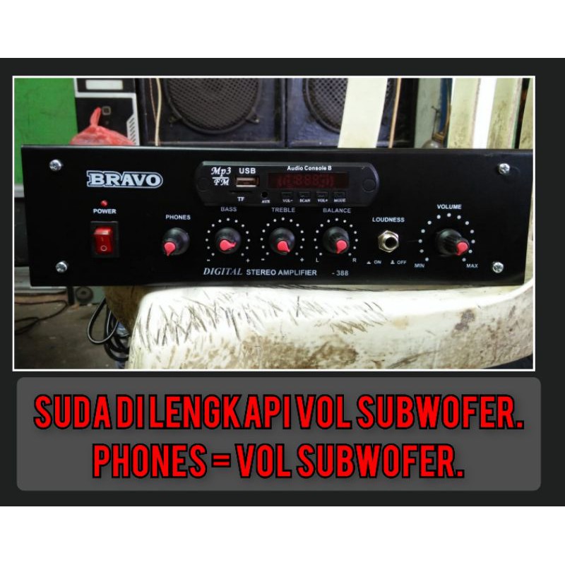 Power Amplifier Rakitan 5 A Amper Subwofer Bluetoth Karaoke