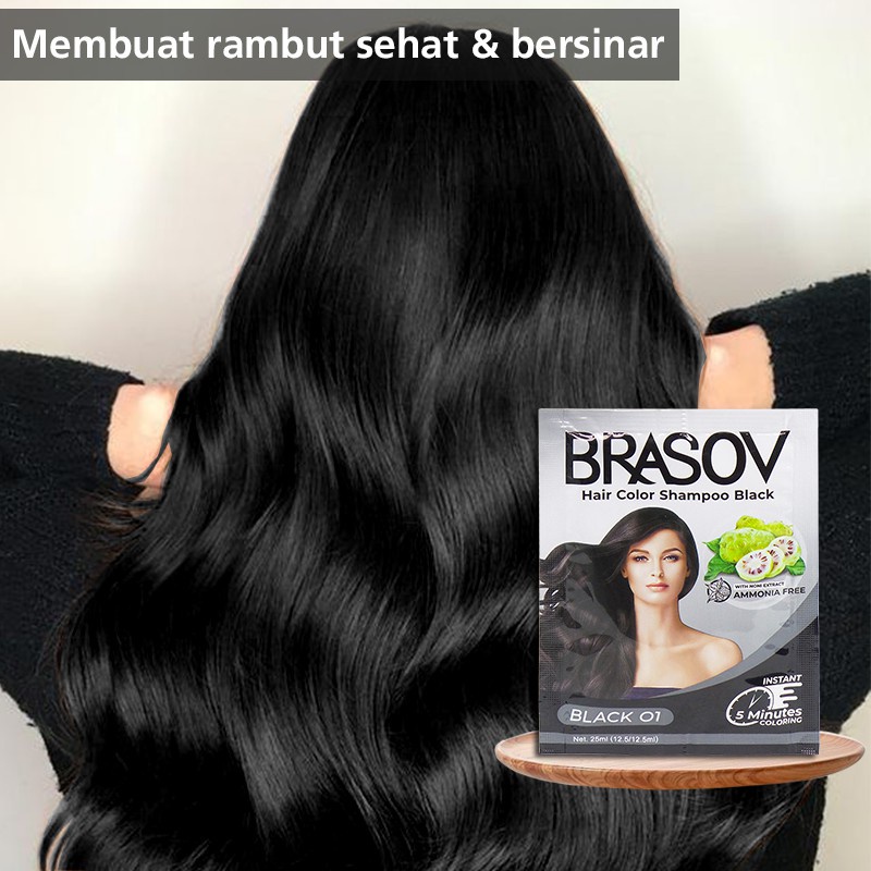 BRASOV HAIR COLOR SHAMPOO (SACHET)