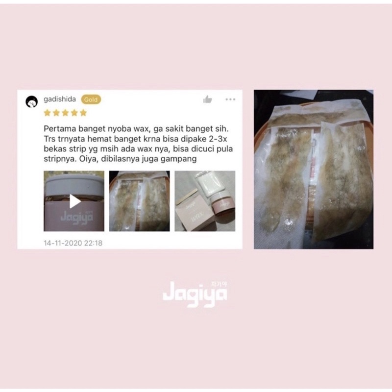 【Official Outlet】 JAGIYA WAX SAKURA CHERRY BLOSSOM WAXING KIT | HAIR REMOVAL PENCABUT PERONTOK PENGHILANG BULU RAMBUT KETIAK KUMIS KAKI BADAN TANPA SAKIT IRITASI ALAMI VIRAL BPOM