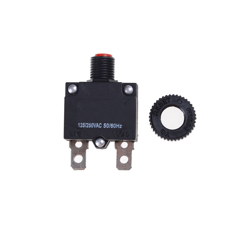 Circuit Breaker 125 / 50VAC 15A Reset Push Button