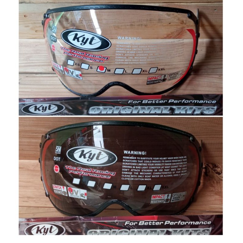 Visor helm KYT Elsico / Kaca helm KYT Elsico original
