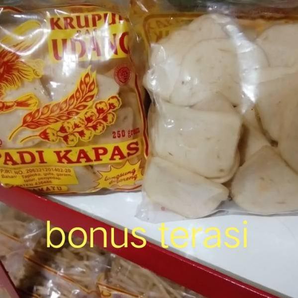 

Terbaruϟ Krupuk udang padi kapas 250gr khas cirebon indramayu