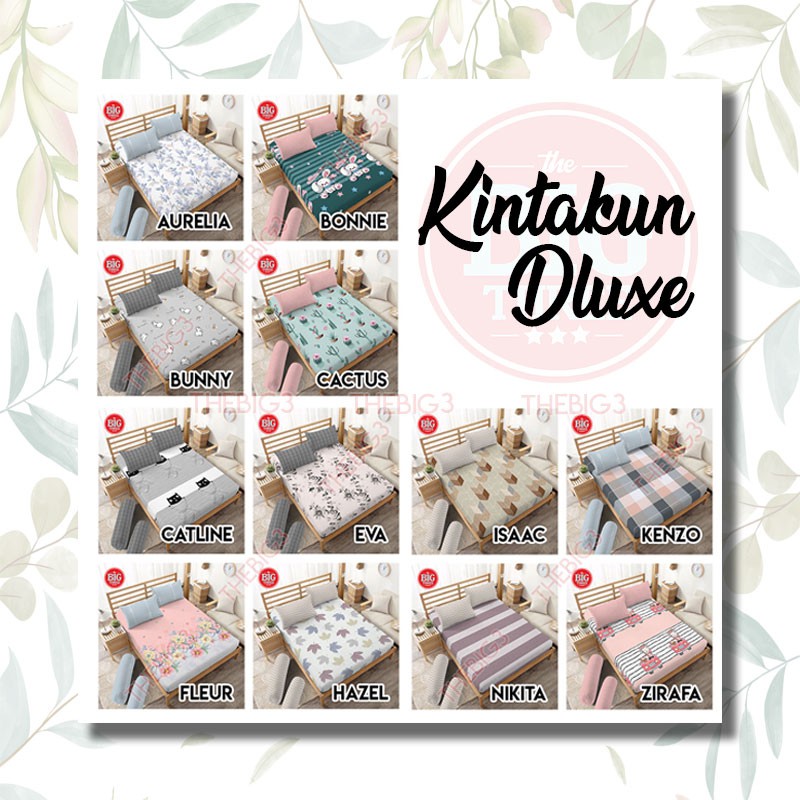 KINTAKUN Tinggi 30 cm Sprei 180x200 / 160x200 Polos Anemone Aini Alisa Tiwi Adira Alisa Bakula Nuraga Biscotti Snorlax Nurmala Gemi Ivy Lavender Northern  - 180 160 SP T30 TBT