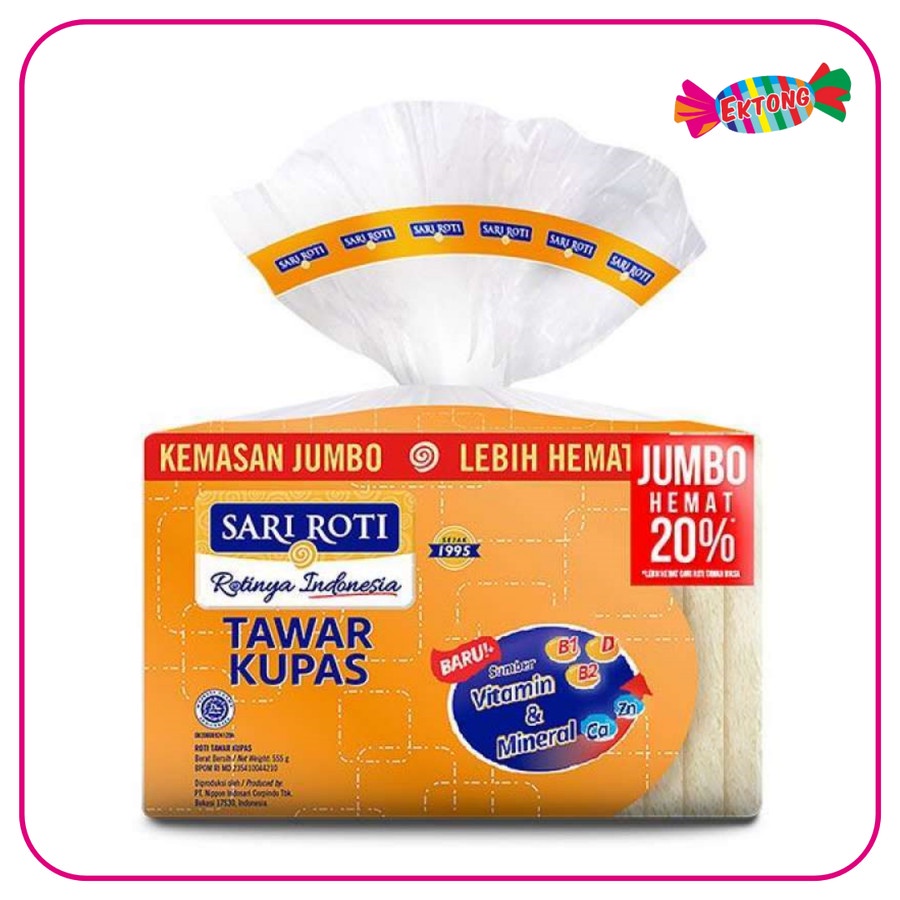 

SARI ROTI TAWAR KUPAS JUMBO