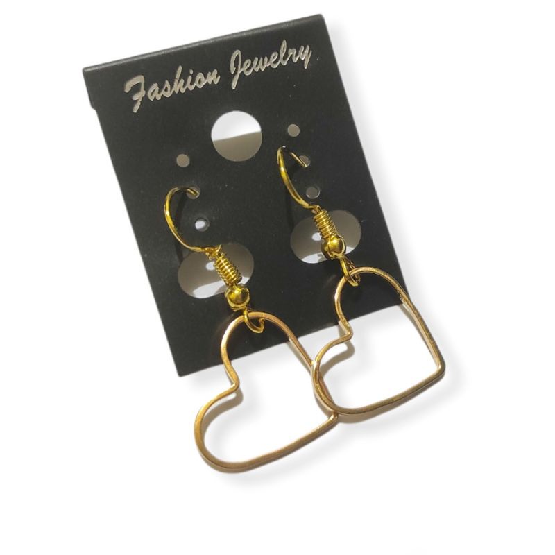 Arumi Love Charm Earrings Anting Hooks Hati