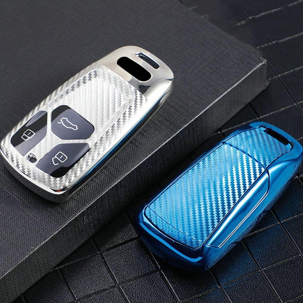 Top Remote Key Case Soft TPU Aksesoris Mobil Skin Key Fob Cover